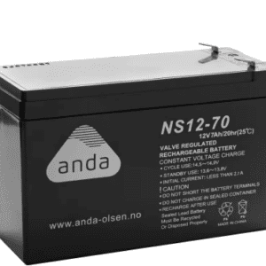 AGM Batteri NS12V 7AH (C20) T2