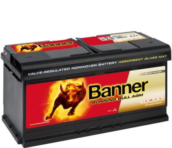 Startbatteri Banner Running Bull AGM 59201 12V 92AH 850A (EN)