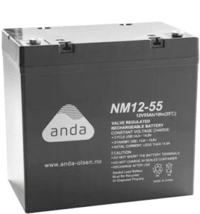 AGM Batteri NM12V 55AH (C10) T12