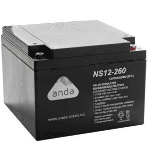 AGM Batteri NS12V 26AH (C20) T10
