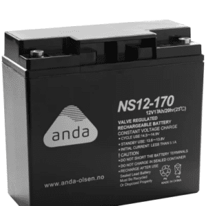 AGM Batteri NS12V 17AH (C20) T10